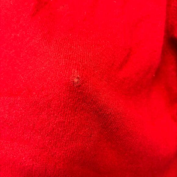 Charter Club Cashmere Sweater XL Red 2-Ply Turtleneck Pullover Classic Preppy - Picture 4 of 16